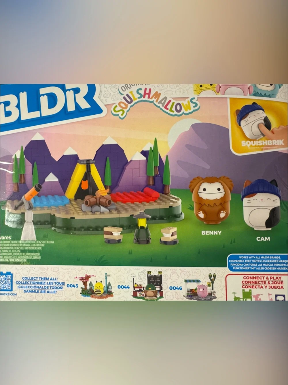 Squishmallows BLDR Blocks Adventure Playset - Camping Theme